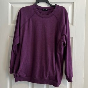 Kinesis deep purple sweatshirt with pockets